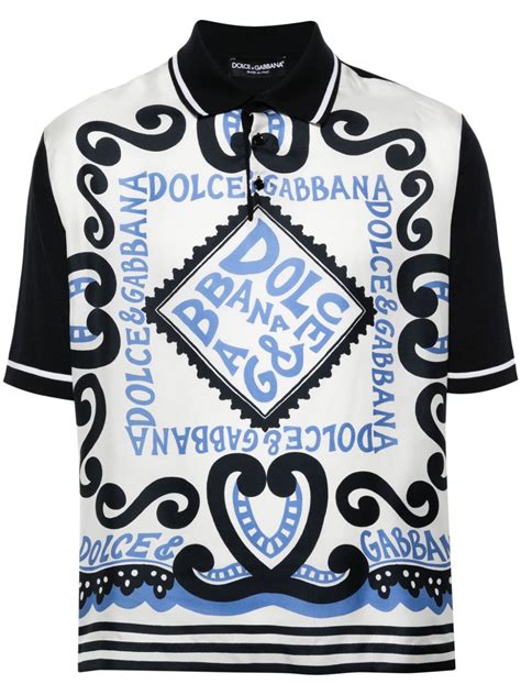 polo dolce gabbana maten|farfetch dolce and gabbana shirts.